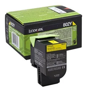 Toner "80C20Y0", žlutá, pro CX310n/dn tiskárny, return, 1000, LEXMARK
